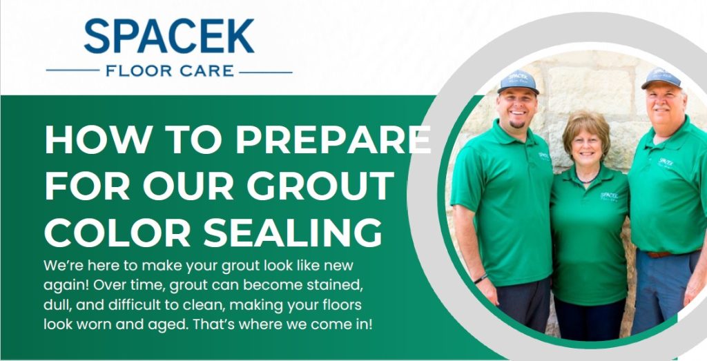 how to prepare for grout color sealing banner spacek floor care